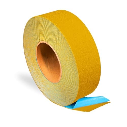 ifloortape DuraMark Reflective Pavement Marking Tape RPT-750 – Slip Resistant, Outdoor Heavy Duty Safety Tape, Rubber Base – Yellow, 2 Inch x 36 Ft
