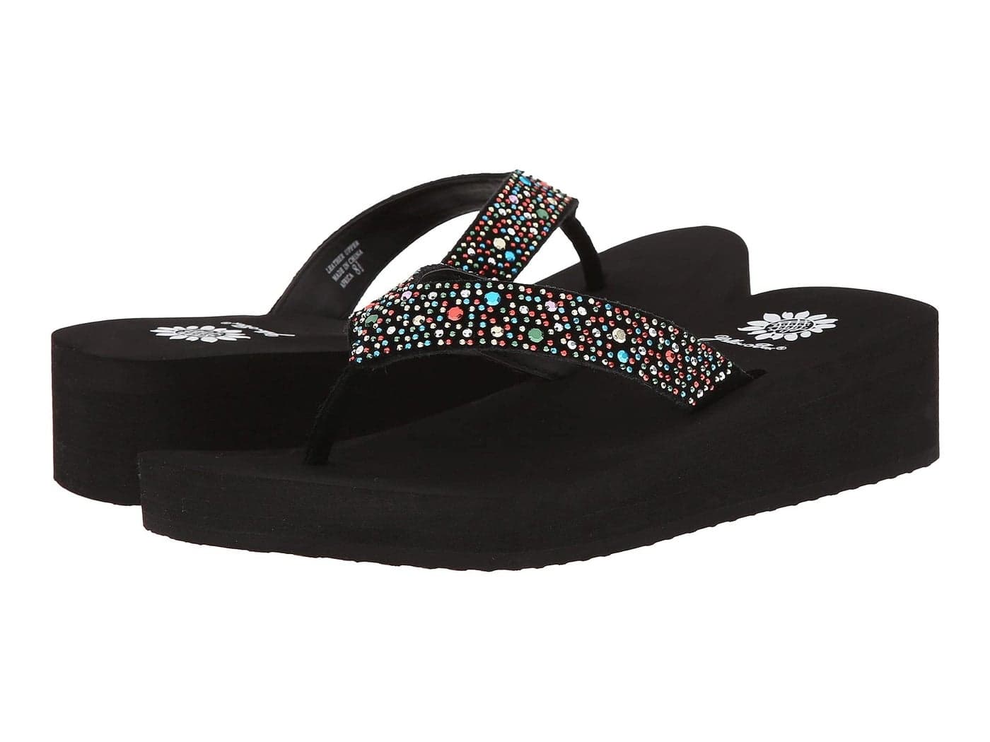Yellow Box Women's Africa Flip Flop, Multi, 11 M US
