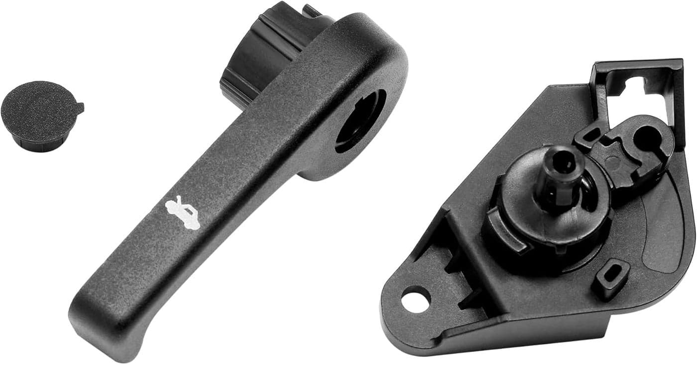 Hood Release Handle for 2013-2019 Ford Fusion and Lincoln MKZ with Mounting Bracket