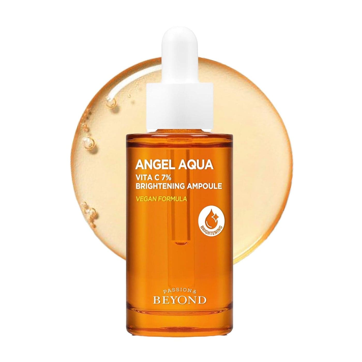 BEYOND Angel Aqua Vita C 7 Ampoule 101fl oz Vegan Vitamin C Serum for blemish Reduction Even Skin Tone Sensitive Skin Care with 7 Pure Vitamin C Panthenol Ulleung Island Plant Extract