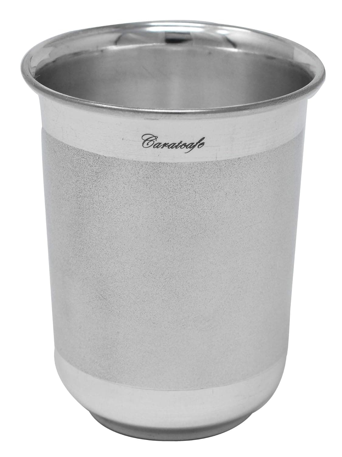 PRD CARATCAFE Pure Silver Drinking GlassTumbler 925 Sterling Silver Glass for Baby Toddlers Born Gifts Health Safe Hallmark Certified Net WT 20 Grams 60 ml 2 oz Silver Gift Item