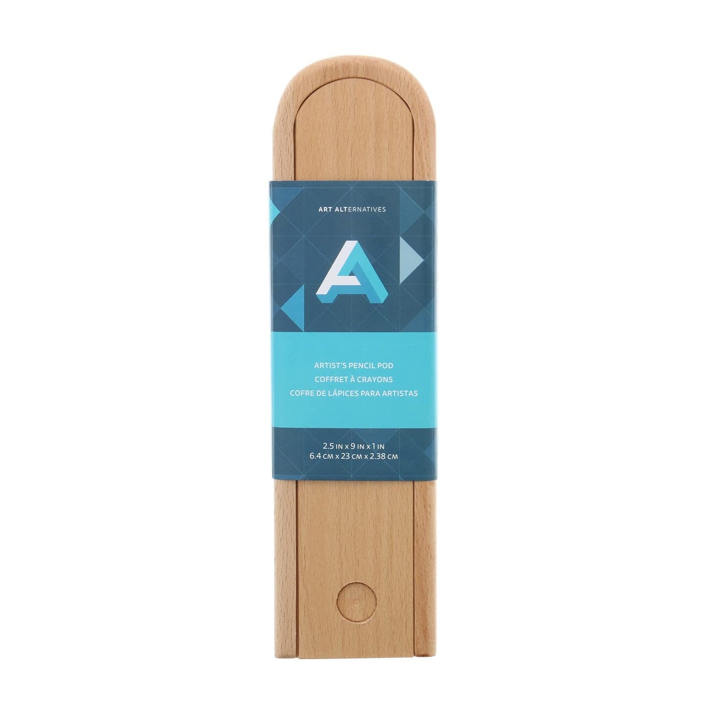 Art Alternatives Artists Pencil Pod Wood Stores set of 12 Pencils