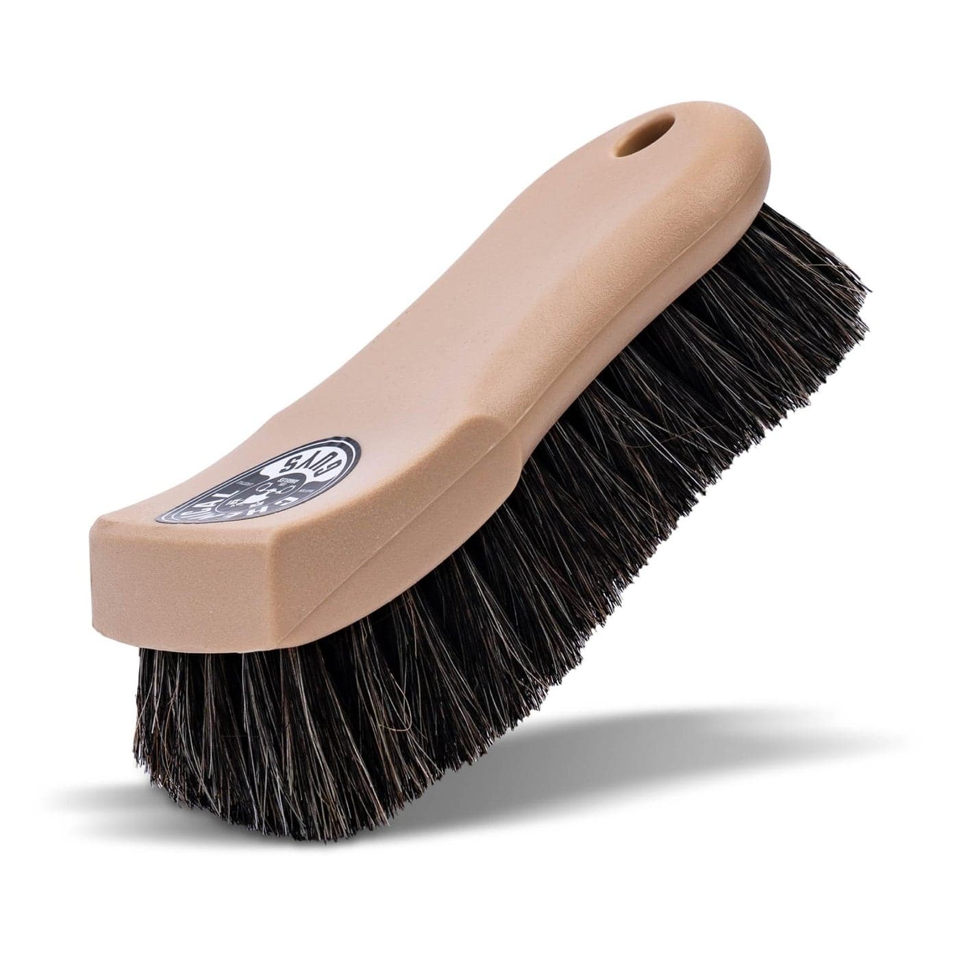 Chemical Guys ACC_S95 Long Bristle Horse Hair Leather Cleaning Brush for Car Interiors Furniture Sneakers Boots and More Works on Natural Synthetic Pleather Faux Leather and More