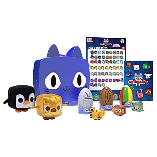 Pet Simulator X Blue Iridescence Cat Collector Bundle Mystery Case w 8 Items Series 1 Online Exclusive Includes DLC