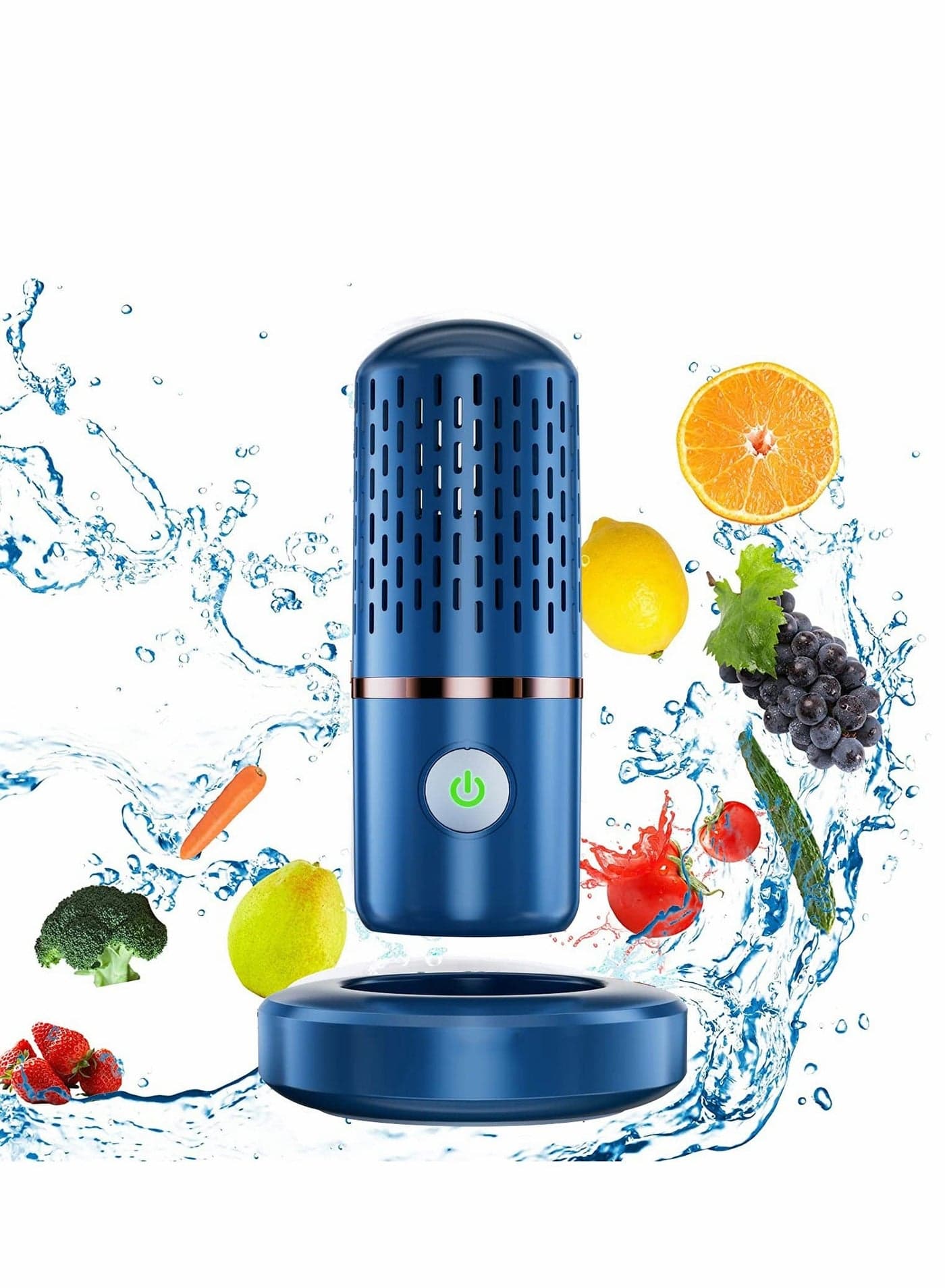 Portable Fruit and Vegetable Washing Machine Cleaner USB Rechargeable Food Purifier for Cleaning Rice Tableware
