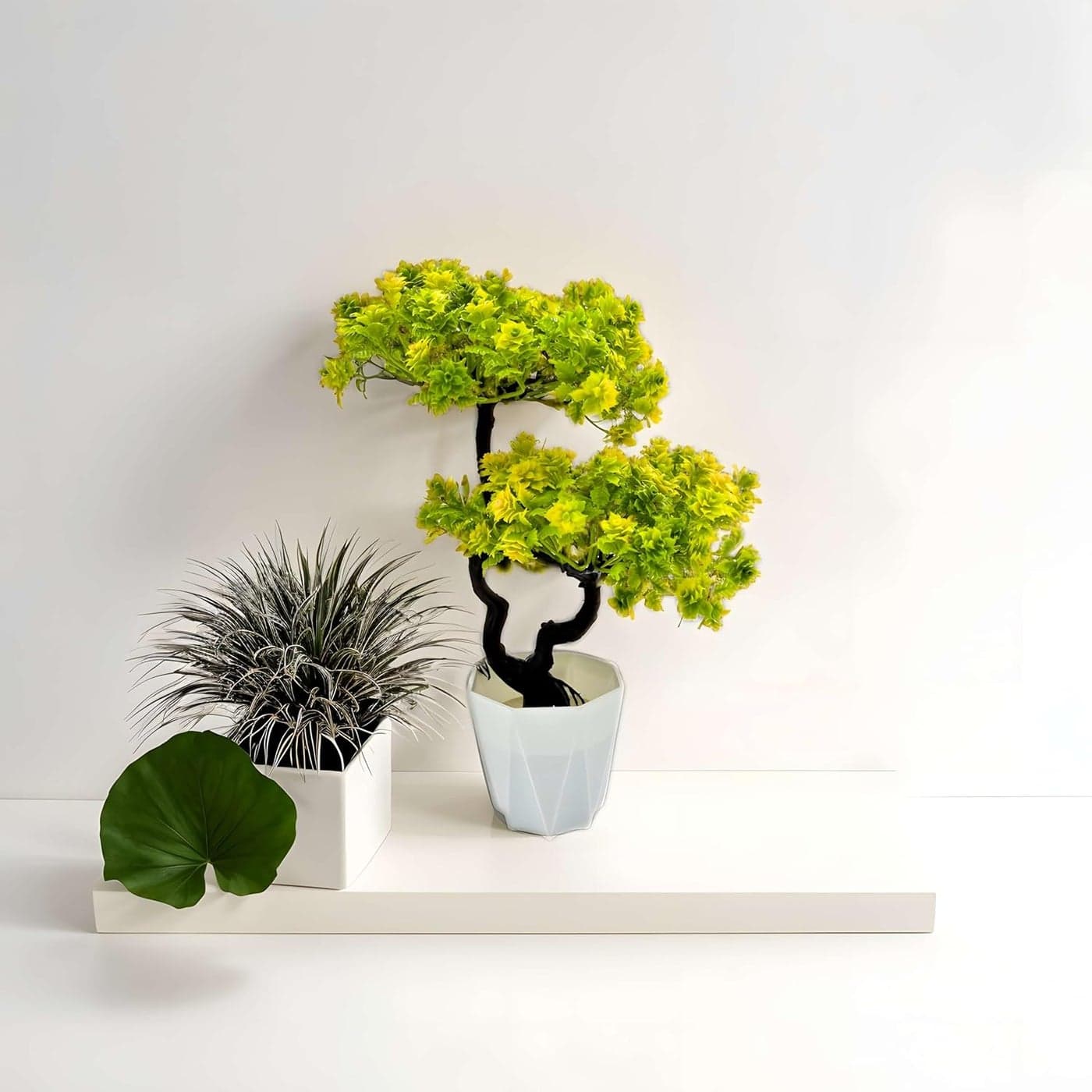 Madhav Enterprises Artificial Plants for Home Decorarion Tree with Pot for Home Center Livingroom Table Shelf Entrance Office Decorative Potted Plants RVAP8