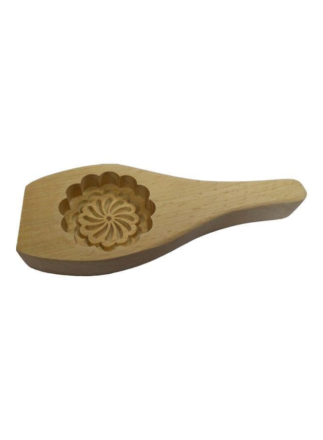 Mamoul Mold Wooden Brown 18.5x7x2.5cm