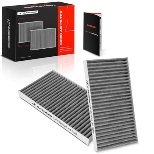 A-Premium 2-PC Cabin Air Filter with Activated Carbon Compatible with Kia Sorento 2003-2009, Replace# 971333E260, 971333E270