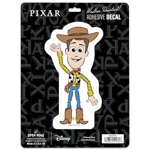 Disney Pixar Toy Story Woody Adhesive Vinyl Decal Fun Woody Sticker for Car or Truck
