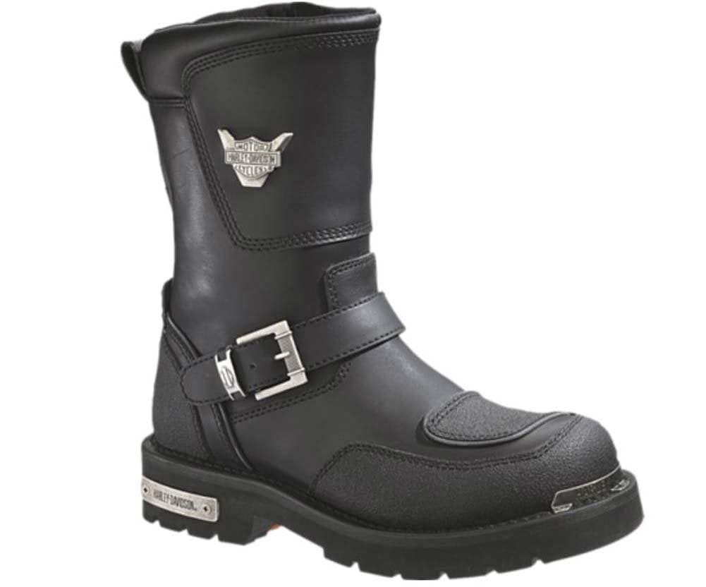 Harley-Davidson Men's Shift Leather Motorcycle Casual Boot, Black, 10 M US