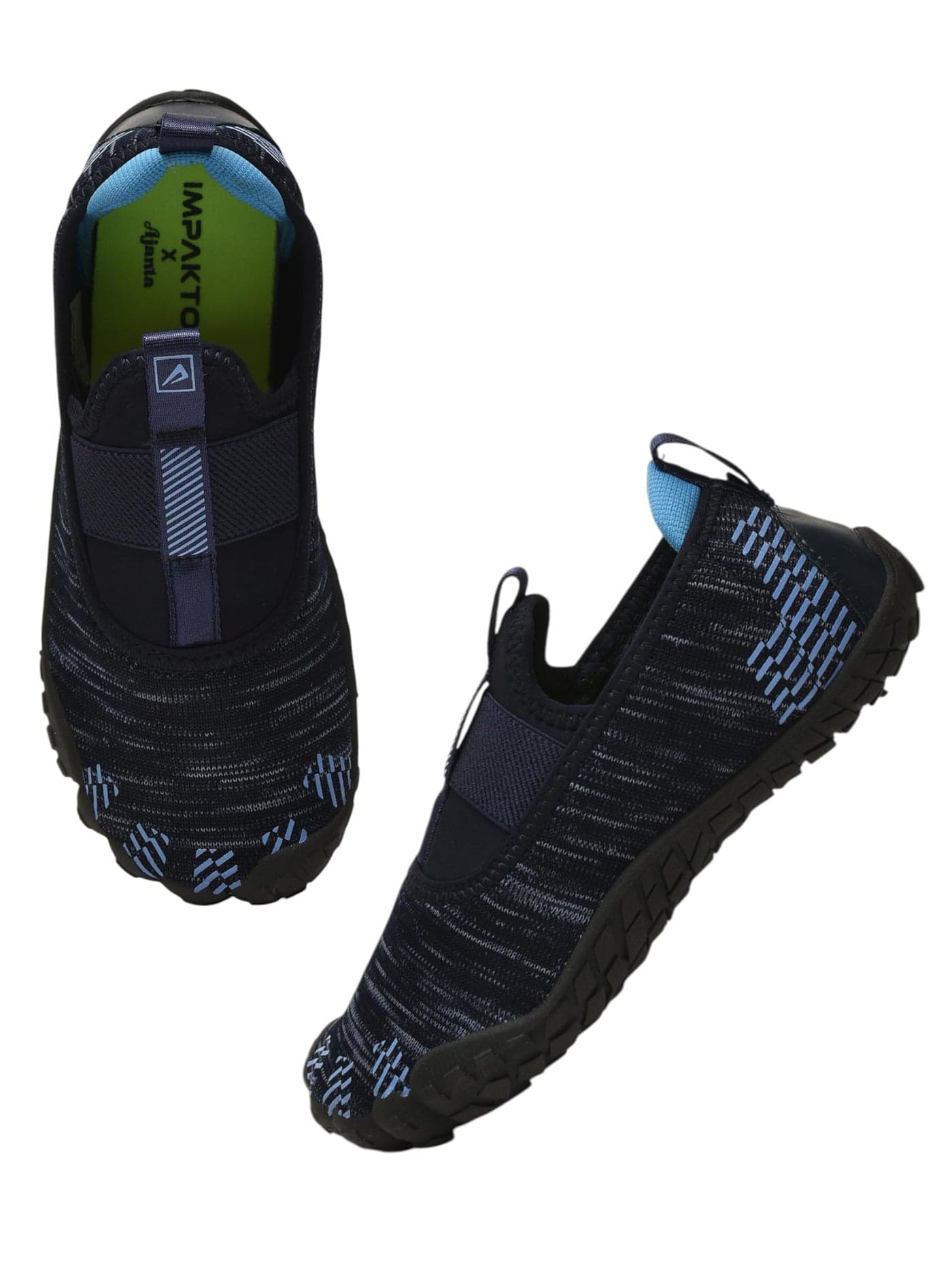 Impakto Barefoot for Wide feet Shoes for Women | Lightweight Running & Training Shoes with Soft Sole & Superior Grip | Running, Jogging Regular Gym Shoes for Women Black
