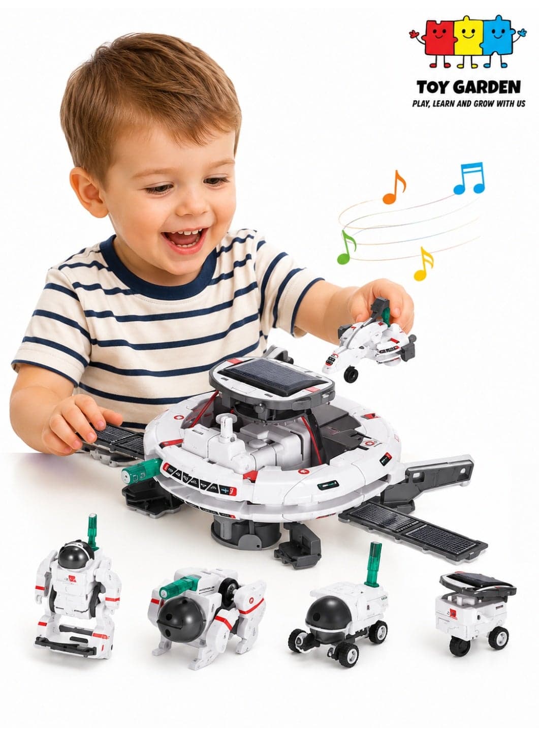 Science Kits For Kids Age 8-12, 6 In 1 Space Solar Robot Kit Stem Projects Build Your Own Robot With Solar Panel & Battery Power, Christmas Birthday Idea Gifts Toy For 9 10 11 12 Years Old Boy