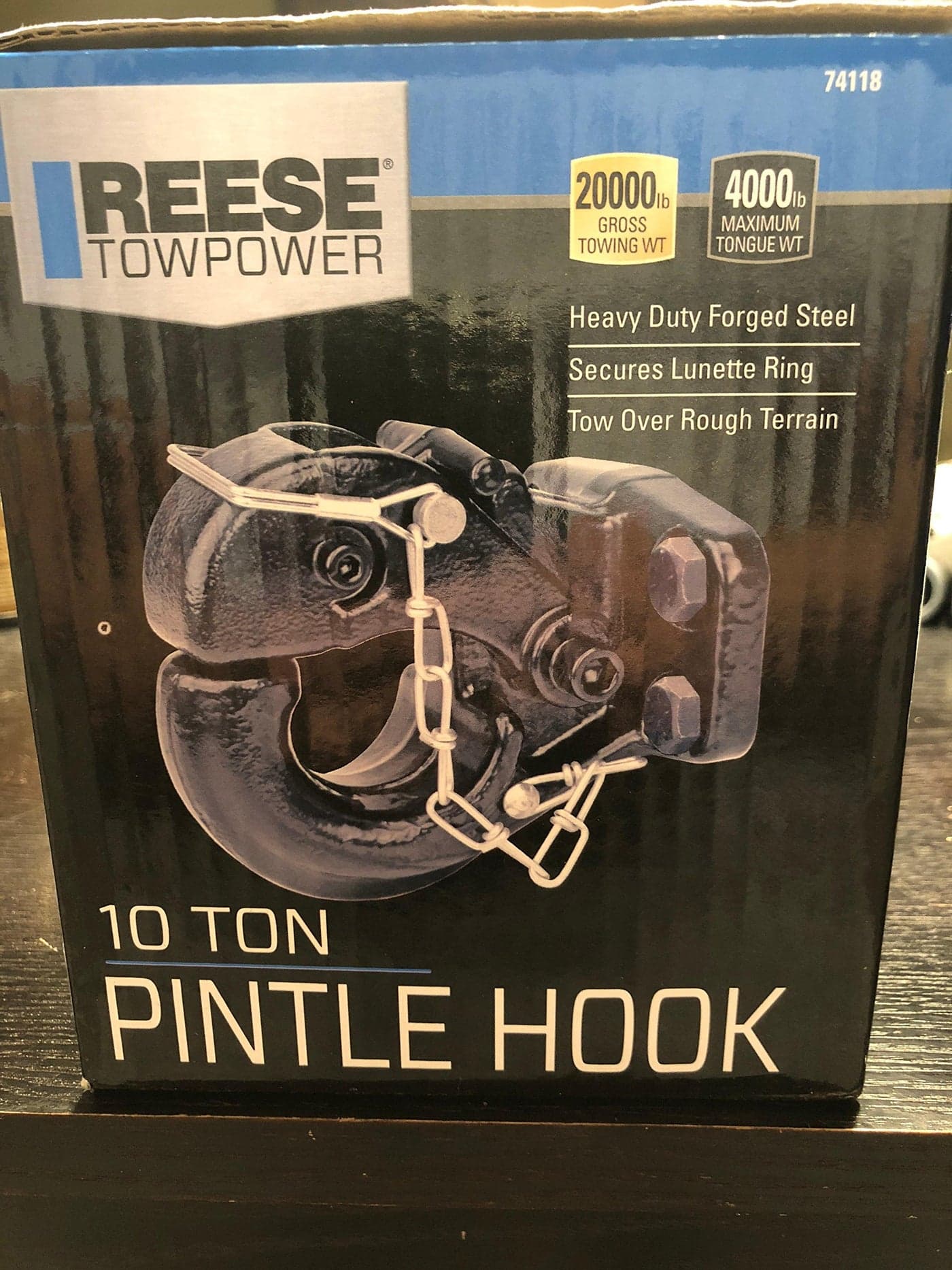 Reese Towpower 74118 10 Ton Pintle Hook