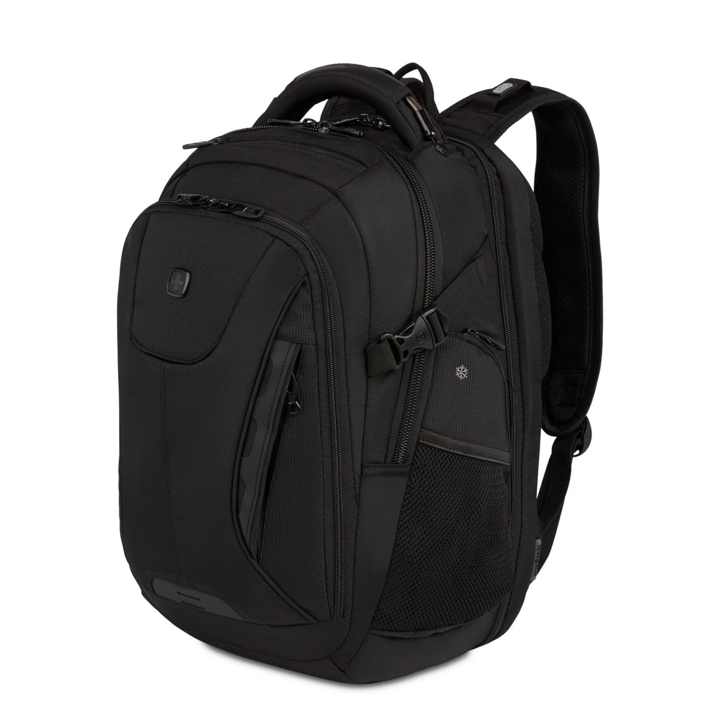 SwissGear ScanSmart Laptop Bag, Black Stealth, Fits 15-Inch Notebook