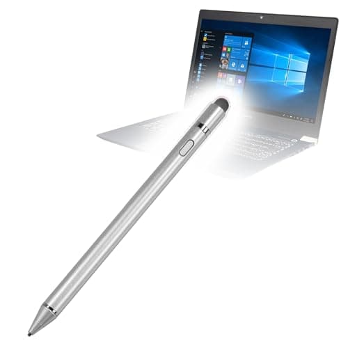 BoxWave Stylus Pen Compatible with Dynabook Portege X30 - AccuPoint Active Stylus, Electronic Stylus with Ultra Fine Tip - Metallic Silver