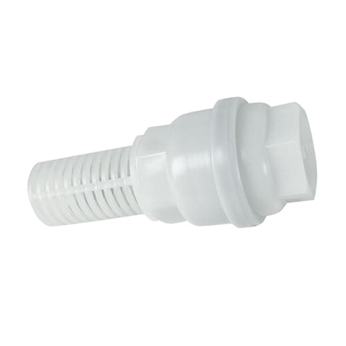BACOENG 1" NPT PVC Foot Valves w/Strainer for Well Pump, Water Pump Check Valve Accessories