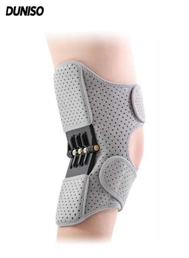 Knee Booster,Adjustable Patella Knee Booster Brace,Knee Protection Pads for Women and Men,Comfortable, Breathable, Anti Slip,for Relieve Knee Pain,for Knee osteoarthritis, Climbing, Squat, Mountaineering, Exercising