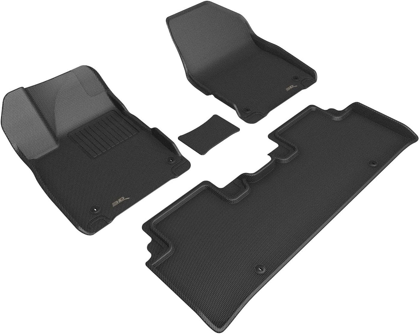 3D MAXpider Custom Fit Kagu Floor Mat Set for KIA EV6 (2022-2023) - Black