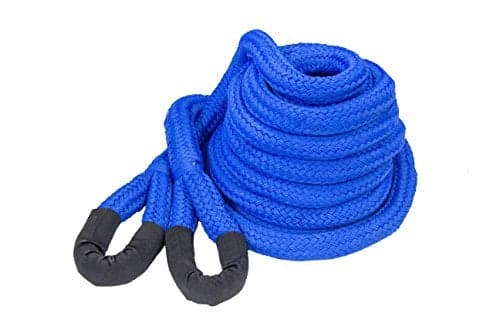 DitchPig 447541 Kinetic Energy Vehicle Recovery Double Nylon Braided Rope with Duffel Bag, 1-1/4" x 30', 44,200 lbs. Breaking Strength
