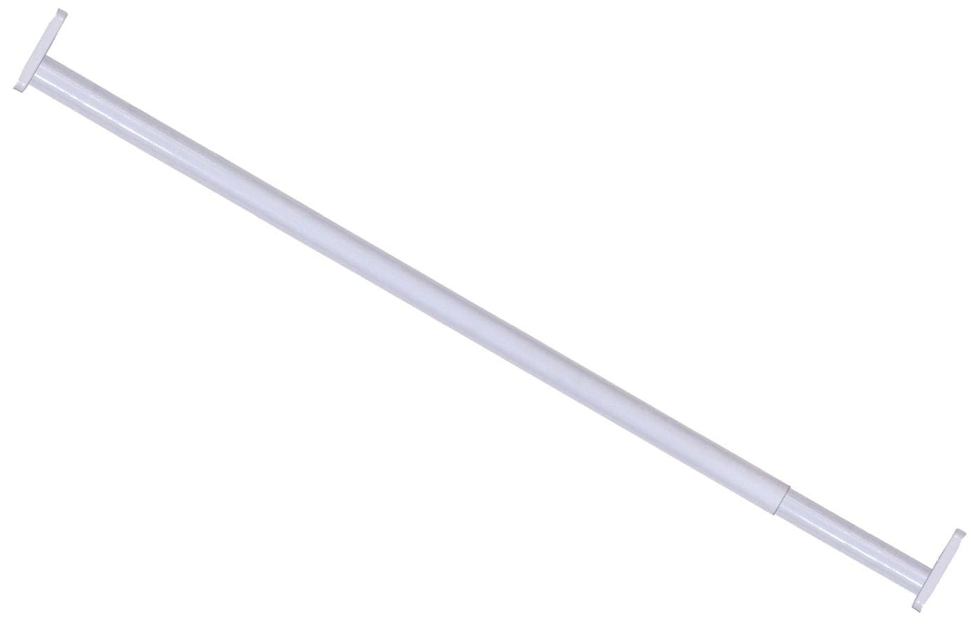 Hillman 853033 30 to 48 Adjustable Closet Rod 1 Diameter White Finish 1Pack