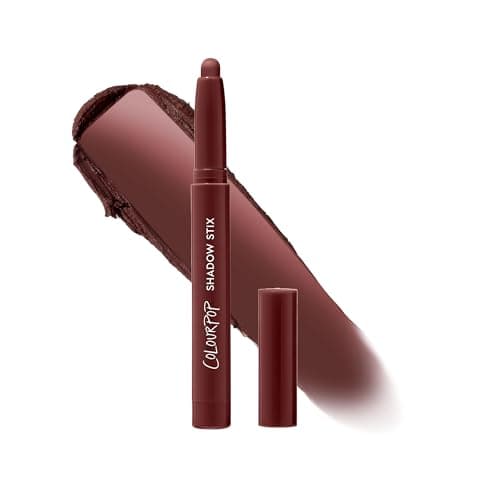 ColourPop Shadow Stix Cream Eyeshadow Stick with LongLasting Color MultiUse Cream Makeup with a BuiltIn Sharpener Precise Tip for Easy Application Plum Tart 005 oz