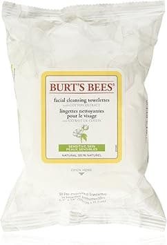 BurtS Bees Facial Cleansing Towelettes 30 Wipes Pack of 1