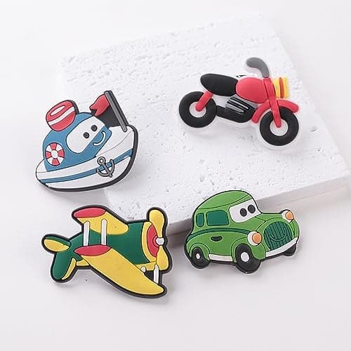 Kuber Industries Cute Cars Shape Fridge Magnets|Home D?cor|Best Souvenir Gift|Pack of 4 (Multi)