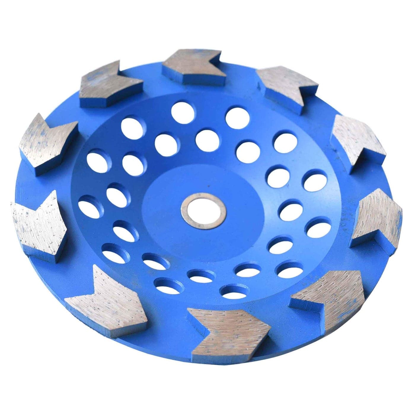 ACTINTOOL 7 in x 7858 in Non Threaded 10 Pcs Arrow Segments Grinding Cup Wheel for for Concrete Epoxy Glue Mastic Paint and Coating Removal7858 NonThreaded