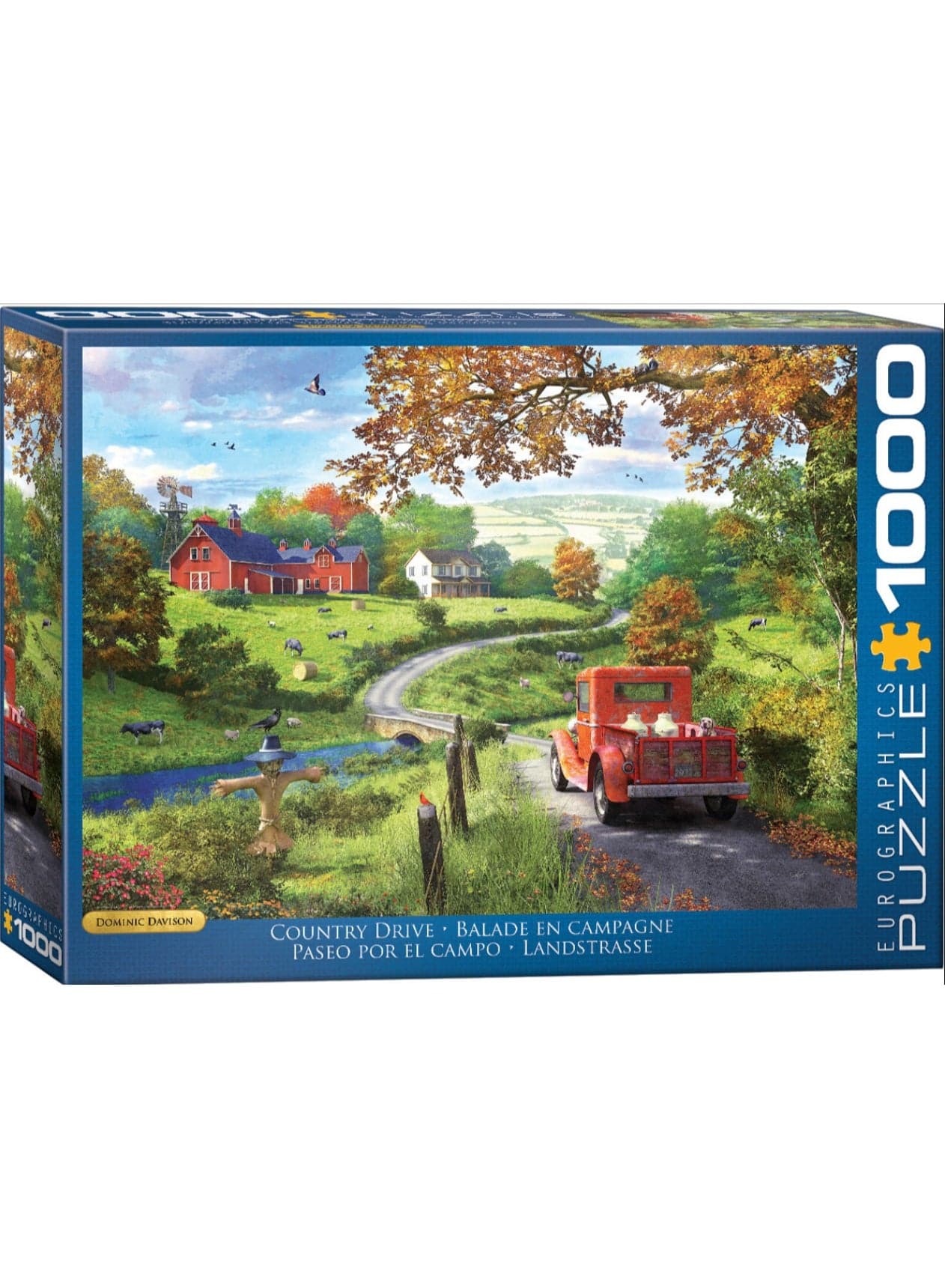 Eurographics The Country Drive 1000-Piece Puzzle