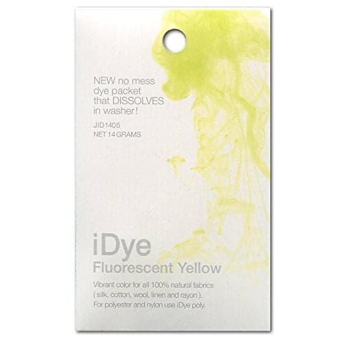 Jacquard Idye Natural Fabric Fluor Yellow