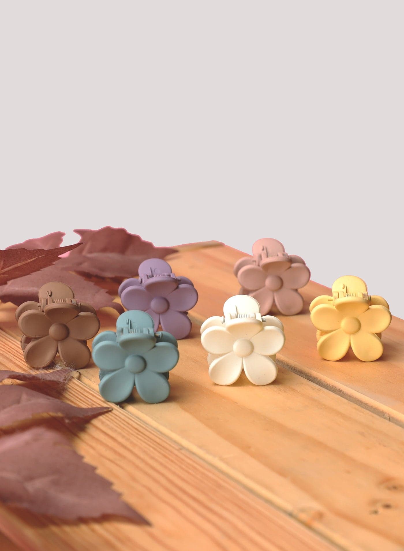 Assorted Color Hair Clips, Beautiful Mini Hair Clips Hair Accessories for Women and Girls - Pack of 6