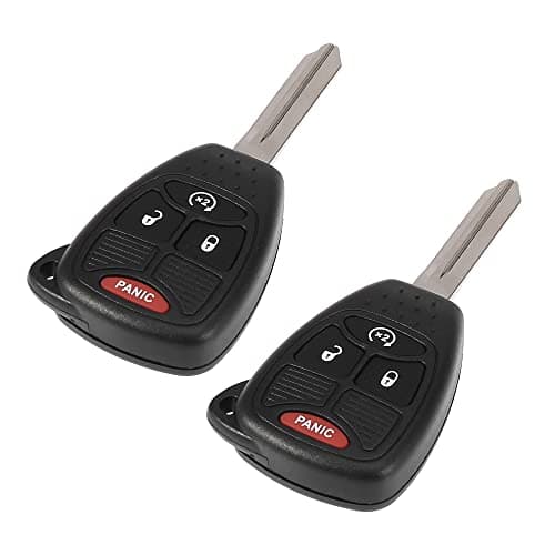 X AUTOHAUX 2pcs 315Mhz OHT692713A Replacement Keyless Entry Remote Car Key Fob for Jeep Wrangler 2009-2018 for Jeep Compass for Jeep Patriot 2010-2017