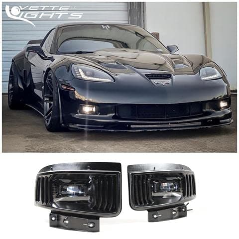 20052013 C6 Corvette Vette Lights LED Fog Light Assemblies