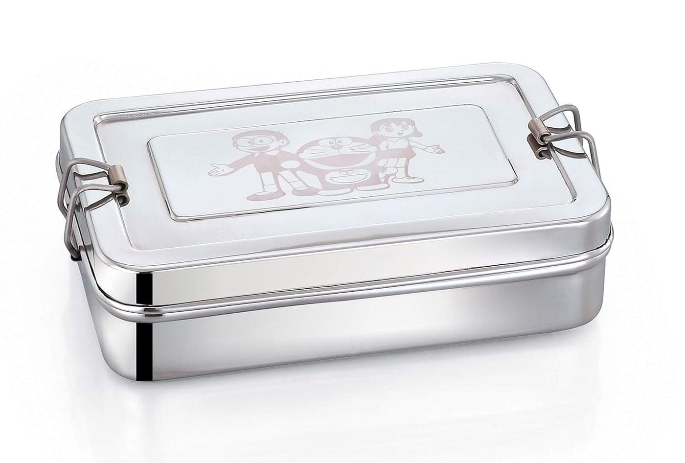 Expresso Stainless Steel Lunch Box for School, Office Tiffin – Rectangular Shape Pack of 1