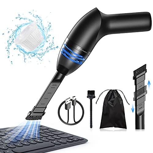 Hayousui 43Kpa Keyboard Vacuum Cleaner MiniHandheld Computer Vacuum Cordless for Car Laptop Sewing Machine Portable Keyboard Vac USB Desk Crumbs Dust Cleaners