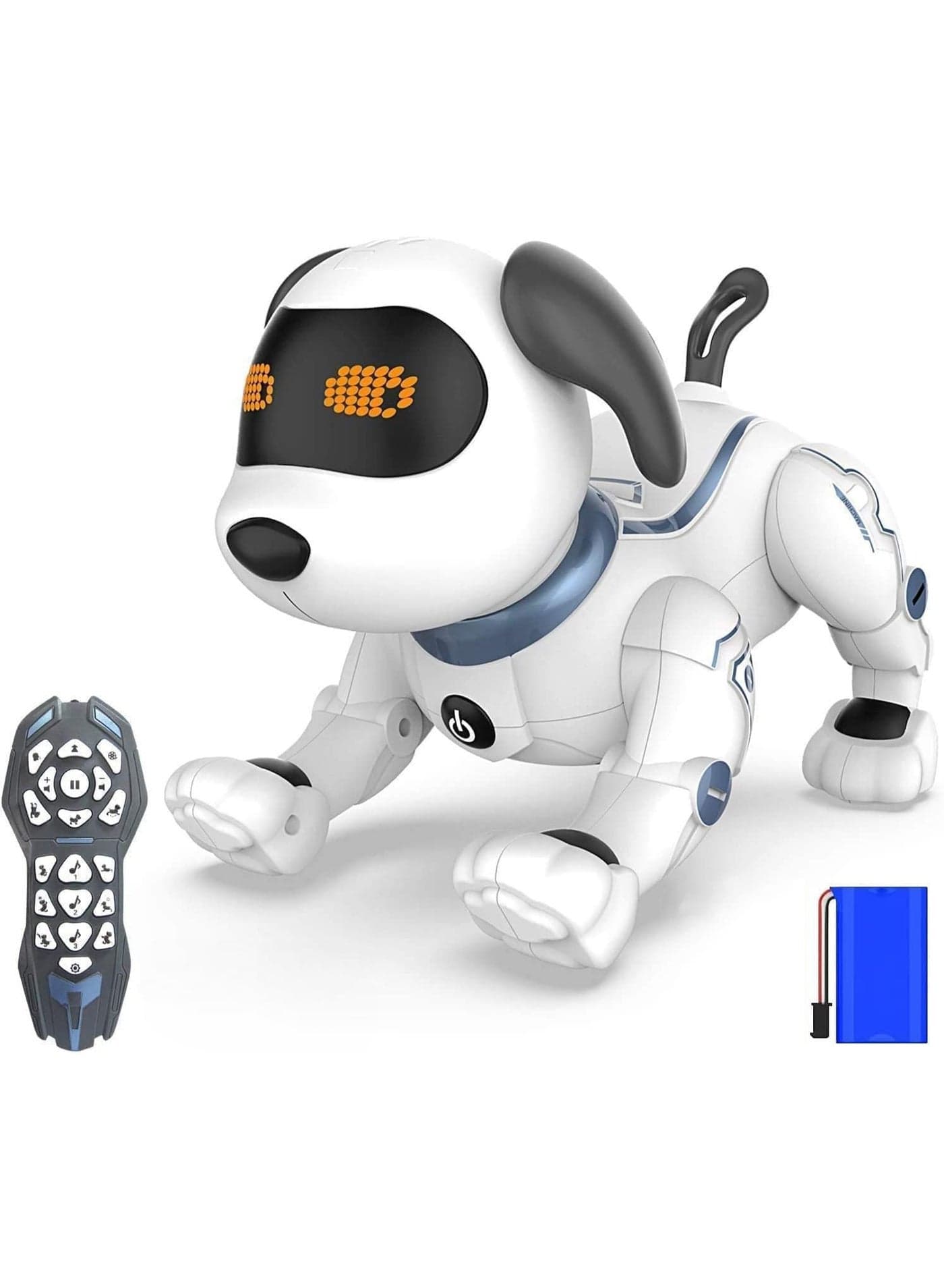 Robot Dog Toy for Kids – Remote Control Stunt Programmable Robot Puppy | Voice Control & Intelligent Interactive Electronic Pet with Commands | Smart Robotic Walking Puppy that Sings, Dances, Barks & Does Push-Ups | Gift for Boys & Girls