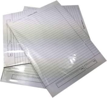 SHARMA BUSINESS™ One Side Ruled Sheet A4 Size Paper 80 GSM (100)
