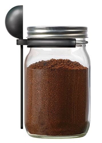 Jarware Coffee Spoon Clip for Wide Mouth Mason Jars, 6"