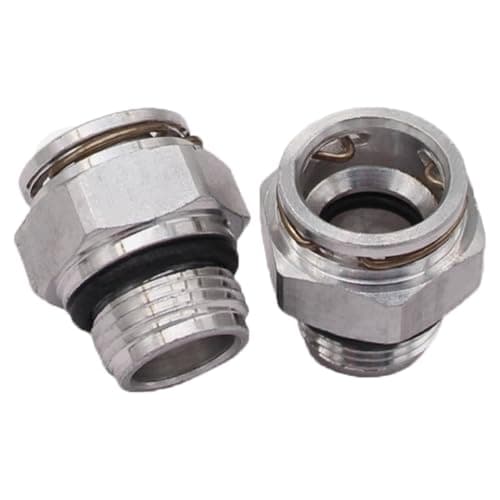2PCS Quick Connect Transmission Cooler Line Fittings Oil Cooler Tube Connector for Dodge for Chrysler for Jeep 52108844AA 52854784AA