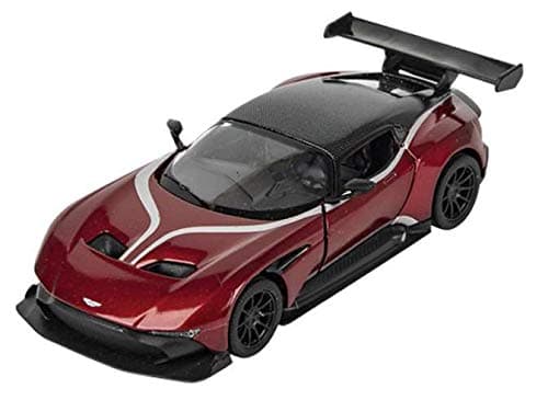 KiNSMART - 1/38 Scale Model Compatible with Aston Martin Vulcan with Printing (Maroon)