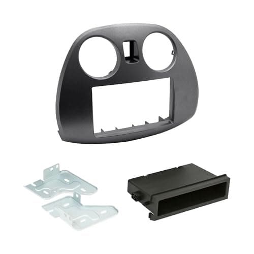 Scosche MI3017B Double DIN or Single DIN with Pocket Radio Install Dash Kit Compatible with Select 2006-2012 Mitsubishi Eclipse - Aftermarket Car Stereo Installation Kit - See Guide Image for Vehicles