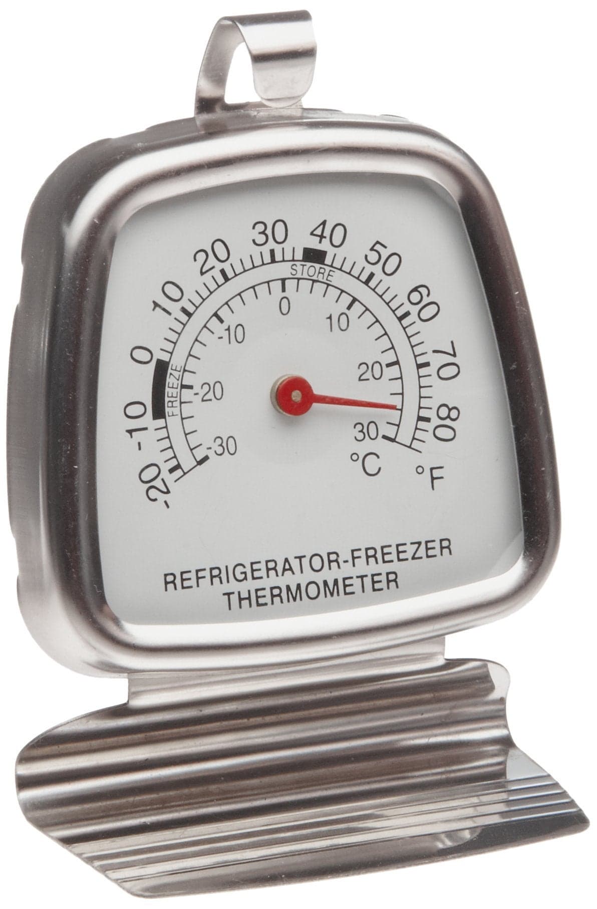 Supco ST03 Stainless Steel Refrigerator Freezer Thermometer 20 to 80 Degrees F