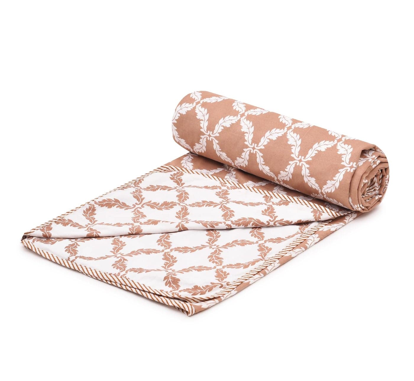 COZY FURNISH Super Soft Cotton Single Duvet Cover/Quilt Cover/Razai Cover/Comforter Cover 60X84(Inches) with Zipper Closure & Corner Ties