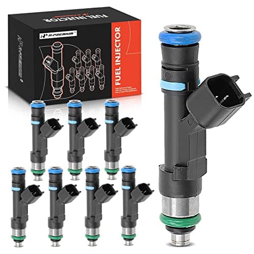 A-Premium Set of 8 Fuel Injectors Compatible with Ford Crown Victoria 2006-2011 & Lincoln Town Car 2006-2011 & Mercury Grand Marquis 2006-2011, 4.6L, Replace# 0280158089