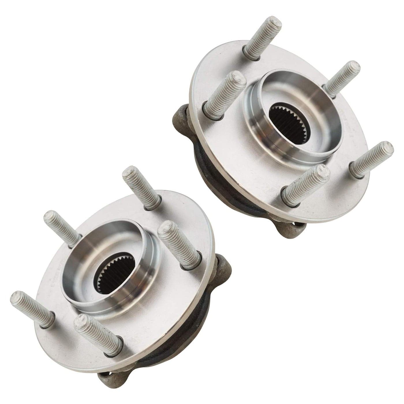 TRQ 2 Piece Front Wheel Bearing Hub Assembly Set Compatible with 20142019 Mazda 6 20132022 CX5