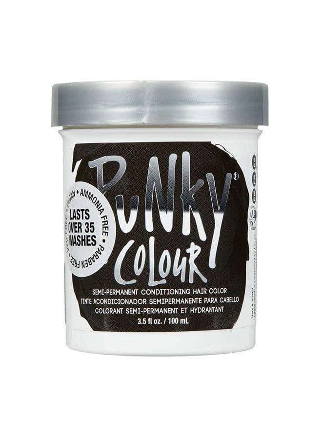 Ebony Semi Permanent Conditioning Hair Color, Non-Damaging Hair Dye, Vegan, PPD and Paraben Free, Transforms to Vibrant Hair Color, Easy To Use and Apply Hair Tint, lasts up to 35 washes, 3.5oz