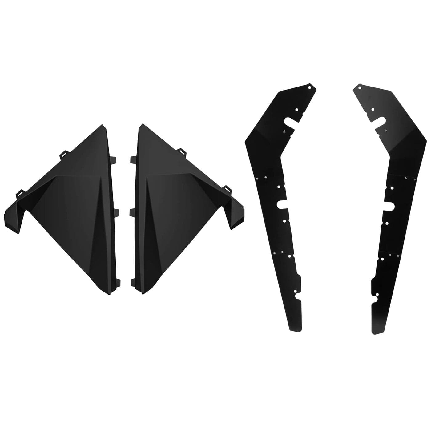 A UTV PRO Lower Door Panel with Insert Kit for 2020 2021 2022 2023 2024 Polaris RZR PRO XP Accessories Door Valance Trim Closeoff Inserts Panels Replace OEM 2883765 2 Seater 4PCS