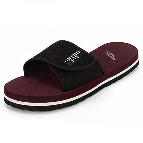 ORTHO JOY Extra Soft Doctor Ortho Slippers for Men/Flip-flops - ORTH_MSP03_MRN_10