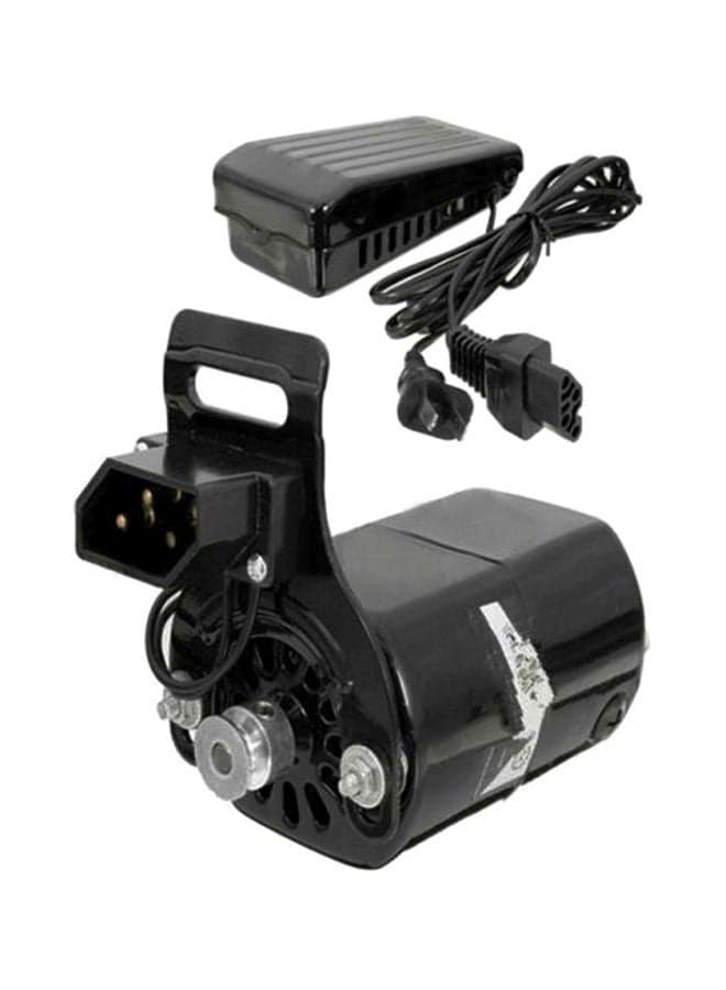 Household Sewing Machine Motor With Controller Black