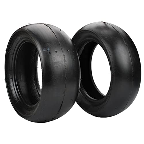 Pocket bike Front 90/65-6.5 rear 110/50-6.5 Smooth Tires Tire Suitable for 2 stroke Front and Rear Tire Accessories of Rocket motor scooter Mini Motorcycle (Front 90/65-6.5)